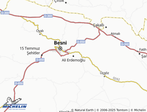 MICHELIN Ali Erdemoğlu map - ViaMichelin