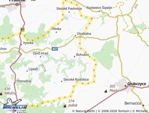 Mappa MICHELIN Bohušov - ViaMichelin