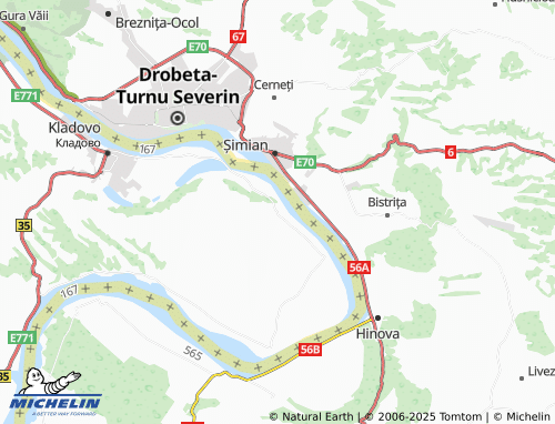 MICHELIN Velika Vrbica map - ViaMichelin
