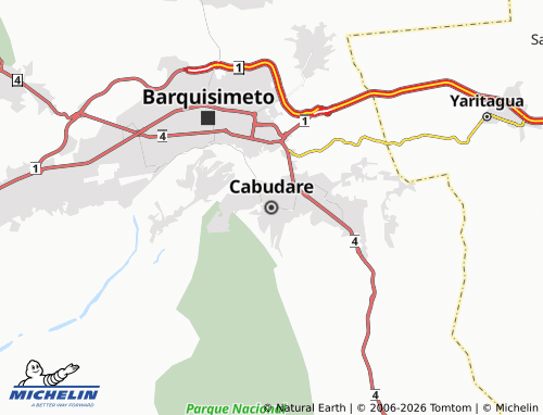 Carte MICHELIN Cabudare - ViaMichelin