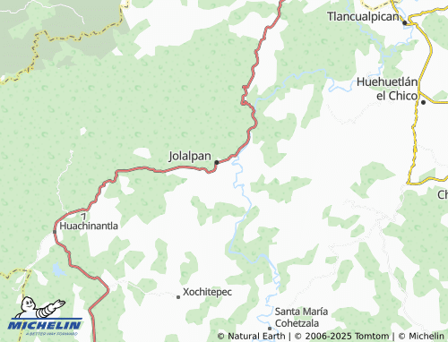 MICHELIN Santa Ana Jolalpan map - ViaMichelin