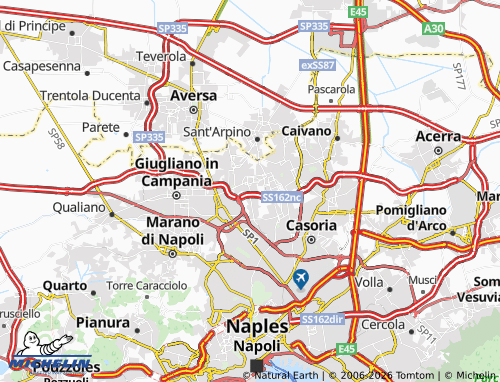 MICHELIN Casandrino map - ViaMichelin