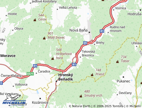 MICHELIN Orovnica map - ViaMichelin