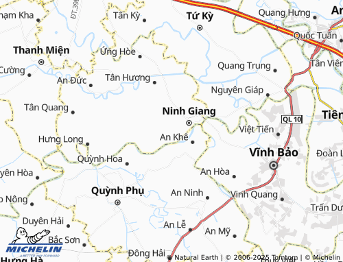 MICHELIN Hiệp Lực map - ViaMichelin