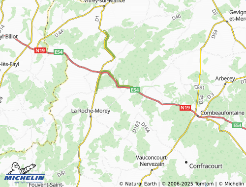 MICHELIN-Landkarte Malvillers - ViaMichelin