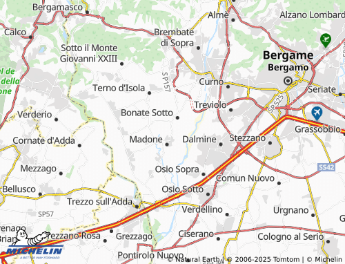 Kaart MICHELIN Sanzio - ViaMichelin