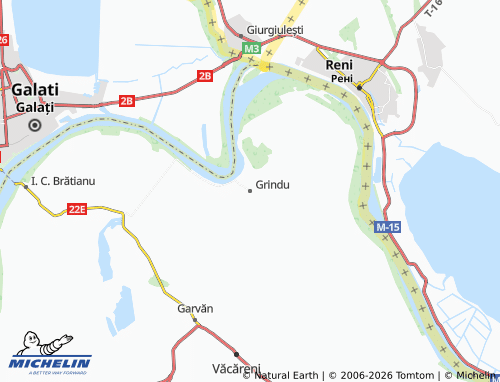 MICHELIN-Landkarte Grindu - ViaMichelin