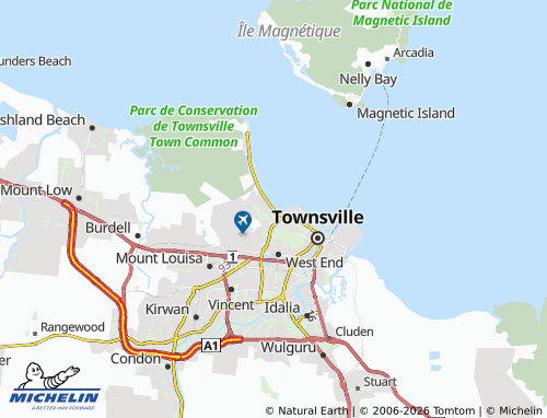 MICHELIN Rowes Bay map - ViaMichelin