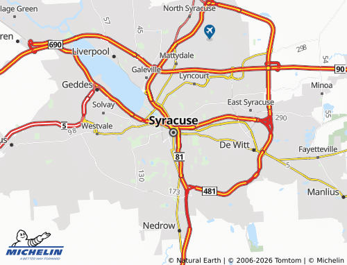 Mappa MICHELIN Syracuse - ViaMichelin