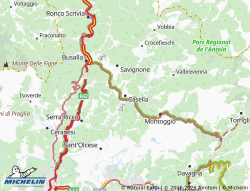 MICHELIN Casella map - ViaMichelin