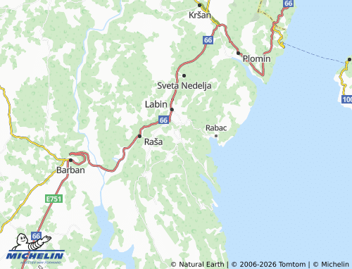 Kaart MICHELIN Presika - ViaMichelin