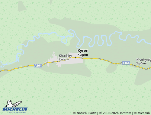 MICHELIN-Landkarte Kyren - ViaMichelin