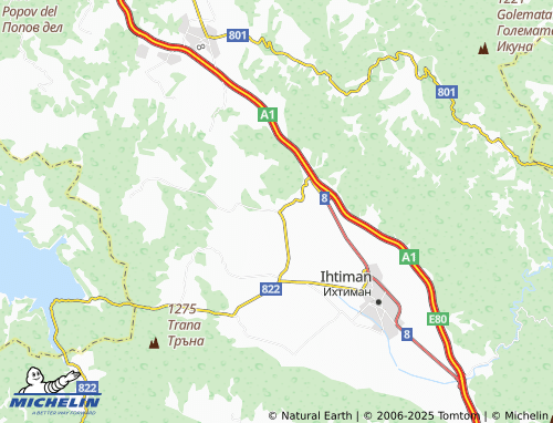MICHELIN Verinsko map - ViaMichelin