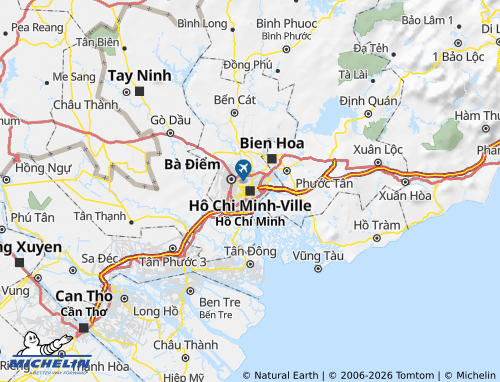 Mappa MICHELIN Hồ Chí Minh - ViaMichelin