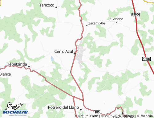 Mapa MICHELIN Faja de Oro - ViaMichelin