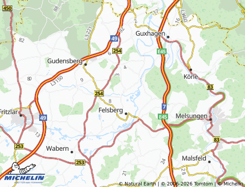 MICHELIN Böddiger map - ViaMichelin