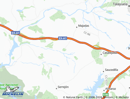 MICHELIN Toril map - ViaMichelin