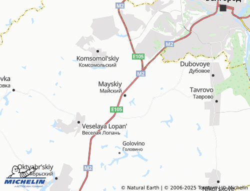 MICHELIN Mayskiy map - ViaMichelin