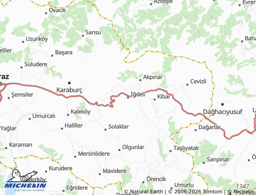 MICHELIN İğdeli map - ViaMichelin