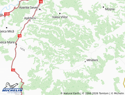 Carte MICHELIN Petiș - ViaMichelin