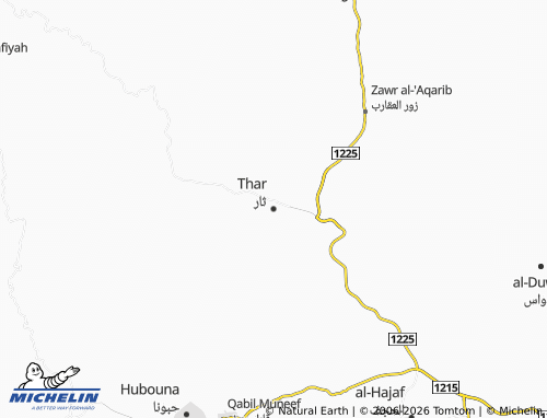 Carte MICHELIN Thar - ViaMichelin