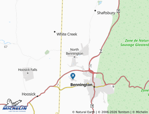 Mappa MICHELIN North Bennington - ViaMichelin