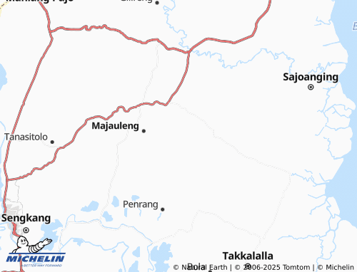 MICHELIN Tengnga map - ViaMichelin