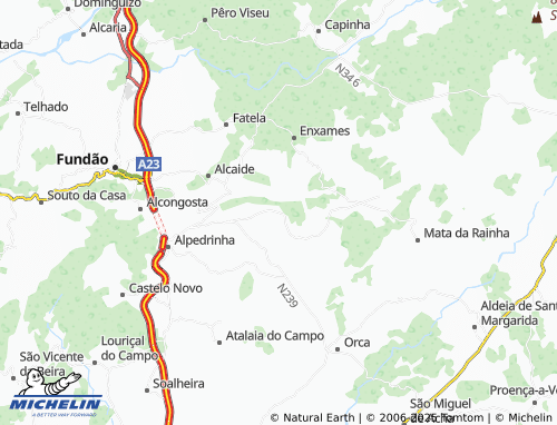 Carte MICHELIN Quinta do Monte Leal - ViaMichelin