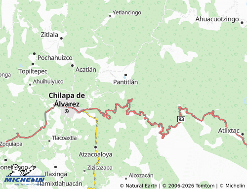 MICHELIN Xulchuchio map - ViaMichelin