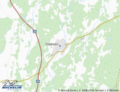 Carte MICHELIN Tidaholm - ViaMichelin