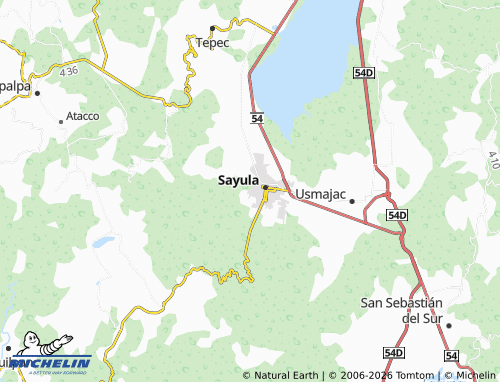 Mappa MICHELIN Caja de Agua - ViaMichelin