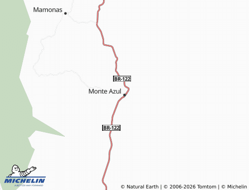 Mapa MICHELIN Monte Azul - ViaMichelin