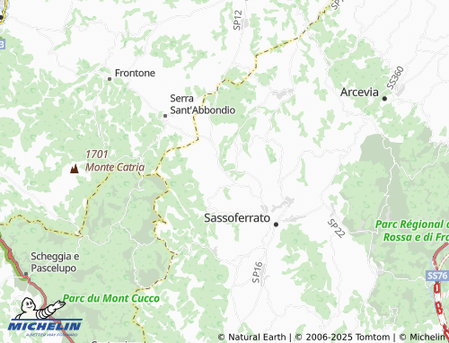 Mappa MICHELIN Stazione di Monterosso - ViaMichelin