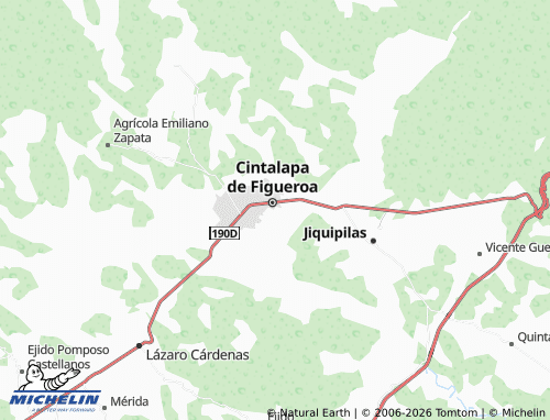 MICHELIN Divino Jesús map - ViaMichelin