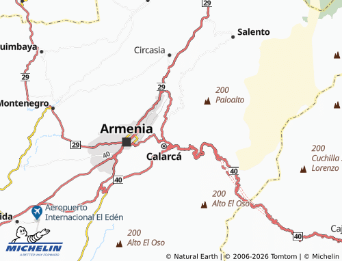 Carte MICHELIN Pradera Baja - ViaMichelin