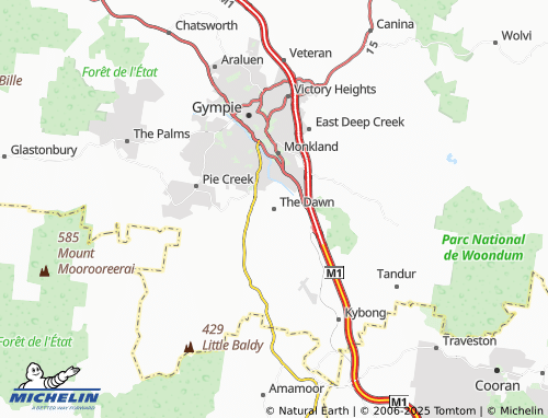 MICHELIN The Dawn map - ViaMichelin