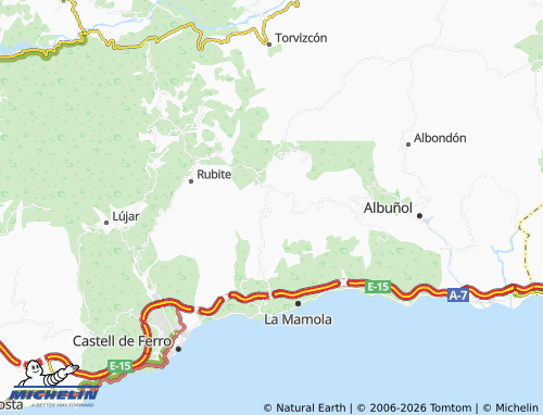 MICHELIN Polopos map - ViaMichelin