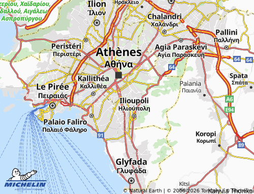 Mapa MICHELIN Ymittos - ViaMichelin