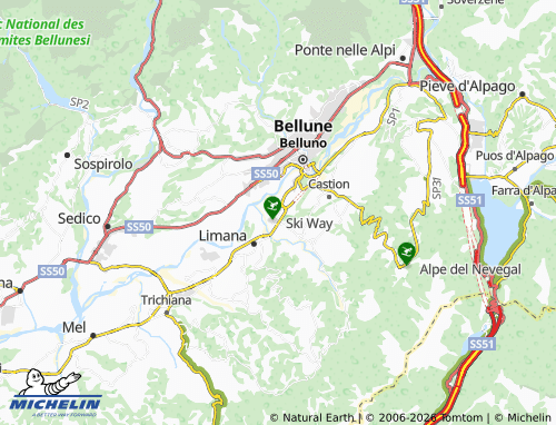 Mapa MICHELIN Visome - ViaMichelin
