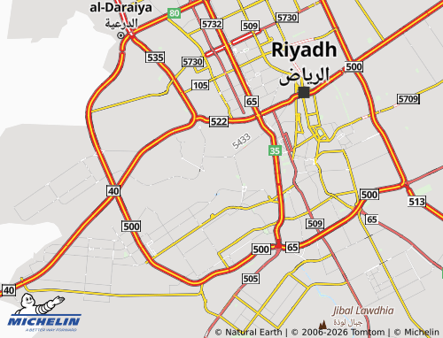 MICHELIN-Landkarte al-Rafee'ah - ViaMichelin