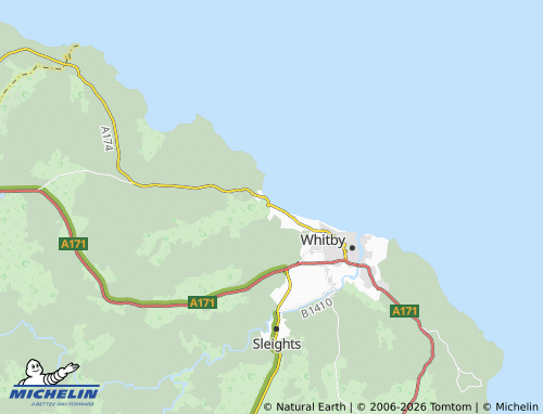Carte MICHELIN Sandsend - ViaMichelin