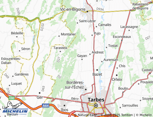 Kaart MICHELIN Lagarde - ViaMichelin