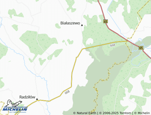 MICHELIN Klimaszewnica map - ViaMichelin