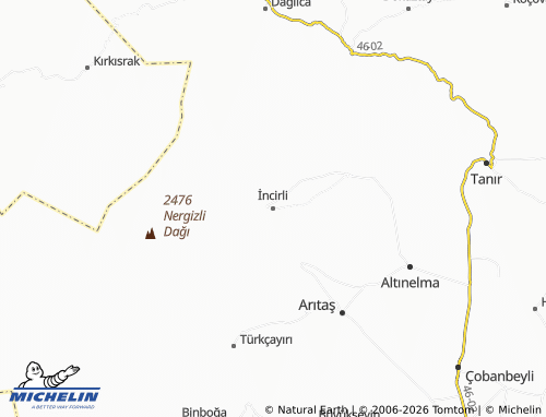 Mappa MICHELIN İncirli - ViaMichelin