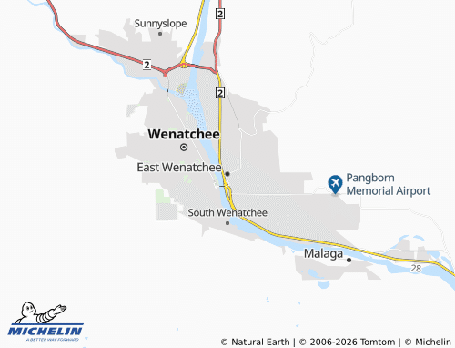 Mappa MICHELIN East Wenatchee - ViaMichelin