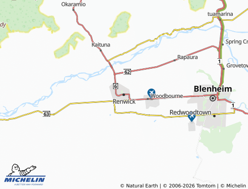 MICHELIN-Landkarte Renwick - ViaMichelin