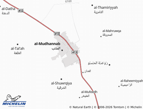MICHELIN-Landkarte al-Nakheel - ViaMichelin