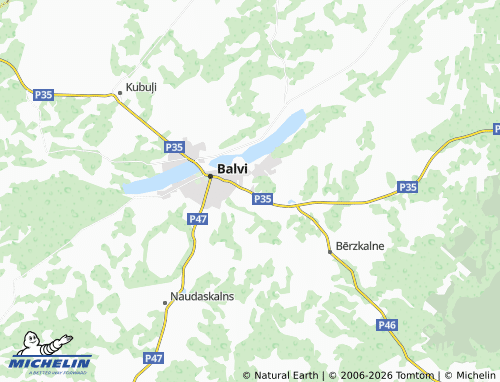Mappa MICHELIN Verpuļeva - ViaMichelin