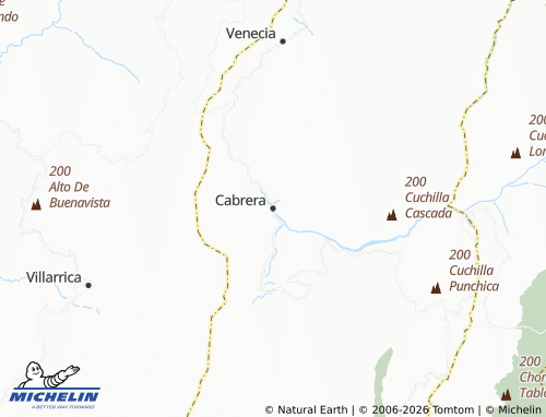 Mapa MICHELIN Cabrera - ViaMichelin