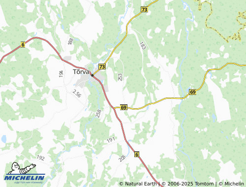 MICHELIN Kalme map - ViaMichelin